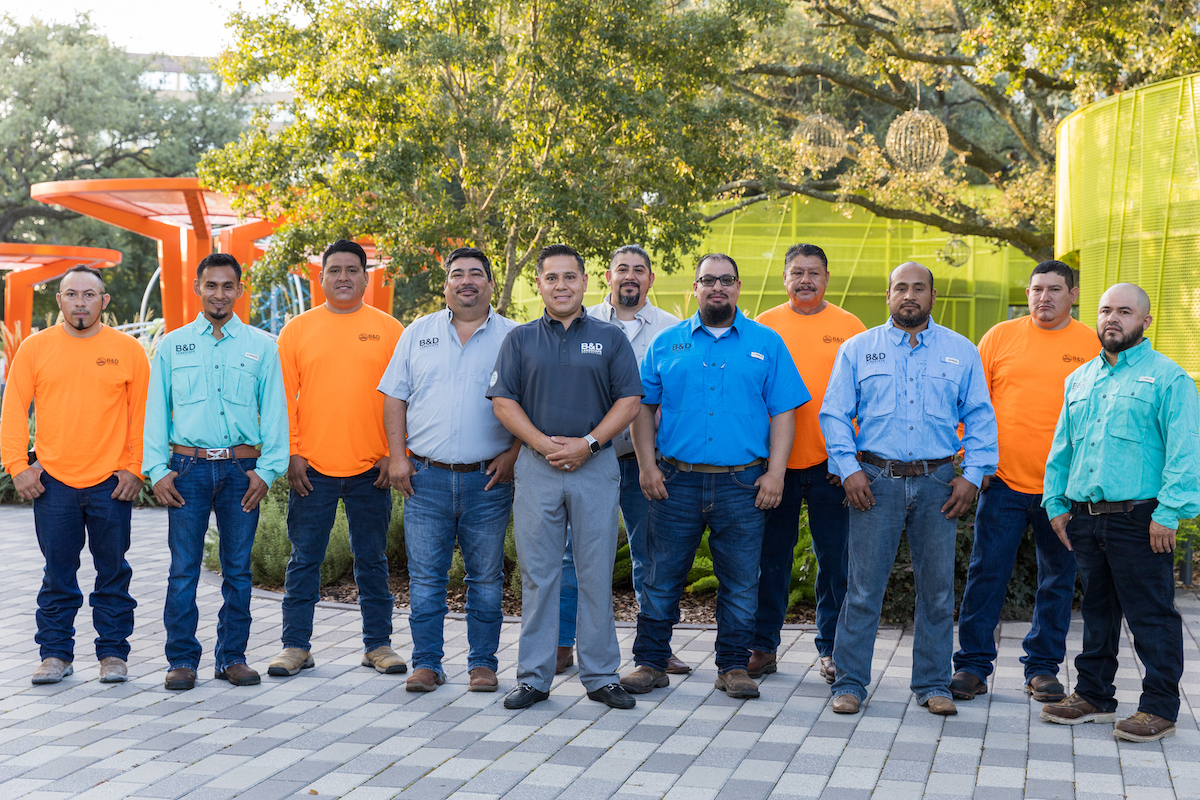 B&D Landscape Contractors Field Team